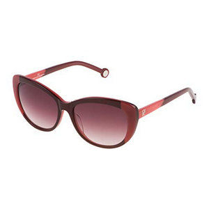 Carolina Herrera Women's Oversized Burgundy Sunglasses